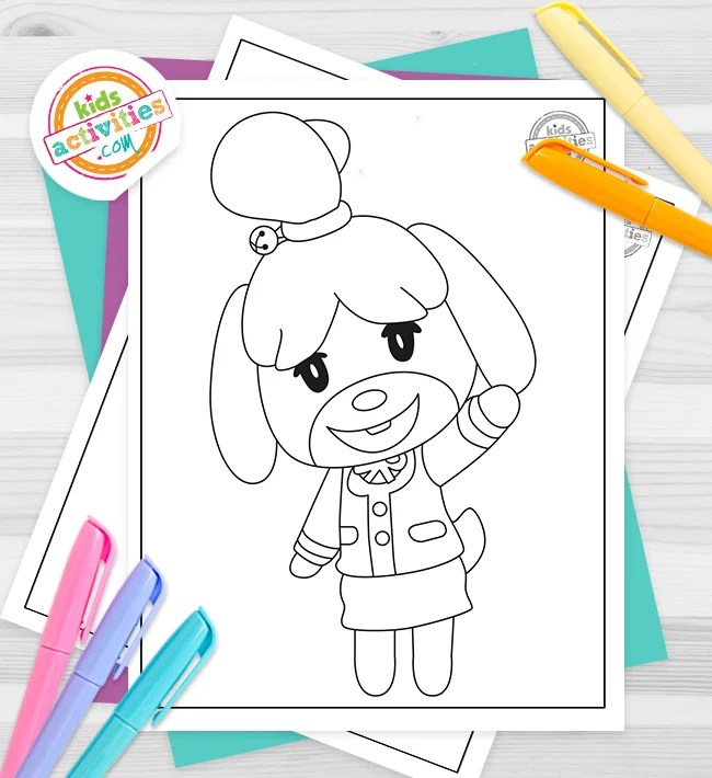 32+ Cute Animal Crossing Coloring Page JakybJermine