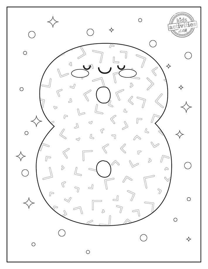 Number 8 Coloring Page Pdf Coloring Pages Letter A Co vrogue.co