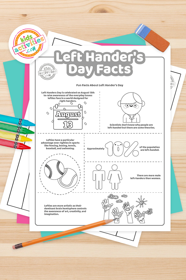 The Complete Guide to Celebrating International Left Handers' Day on August 13, 2022 Kids