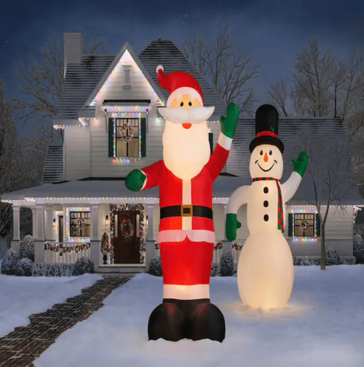 Home Depot is Selling a 20 Foot Inflatable Santa You Can Put in Your