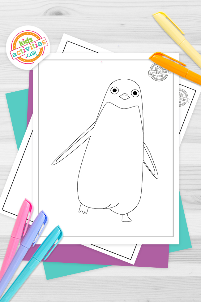 Cutest Anime Penguin Coloring Pages Kids Activities Blog