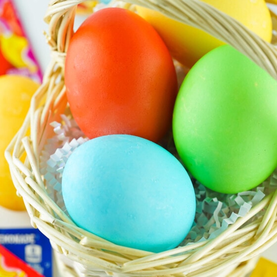 Kool Aid Dyed Eggs Kids Activity Zone