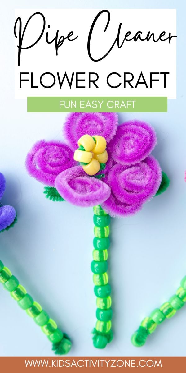 Pipe Cleaner Flowers Kids Activity Zone