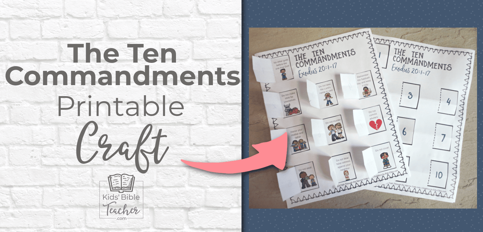 10 Commandments Crafts For Kids