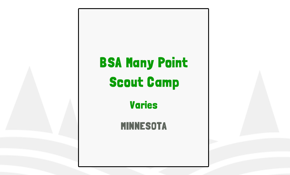 BSA Many Point Scout Camp, MN Researched by Experts