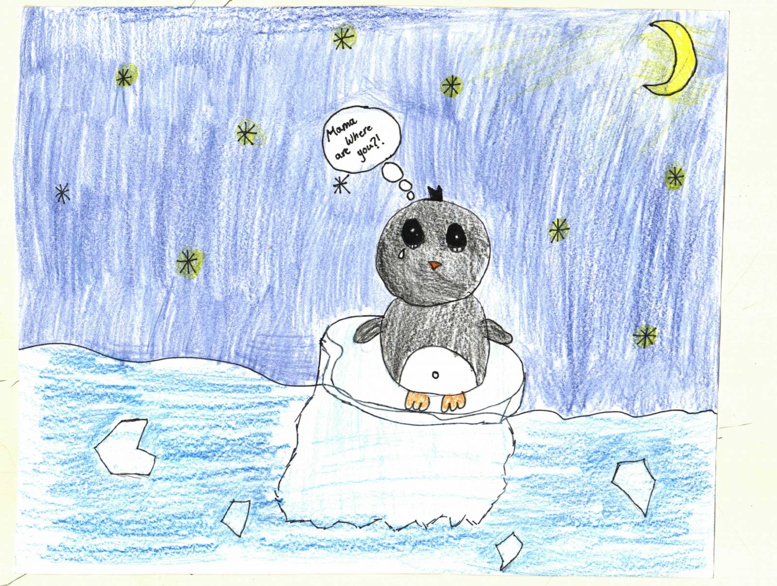 Penguins are losing their homes Kids Care About Climate Change 2021