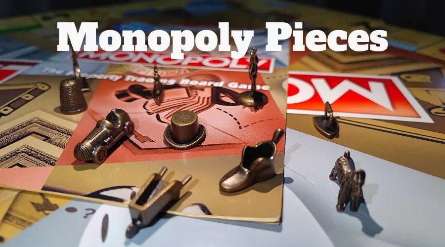 Monopoly Pieces From Original To Current Tokens (UPDATED!)