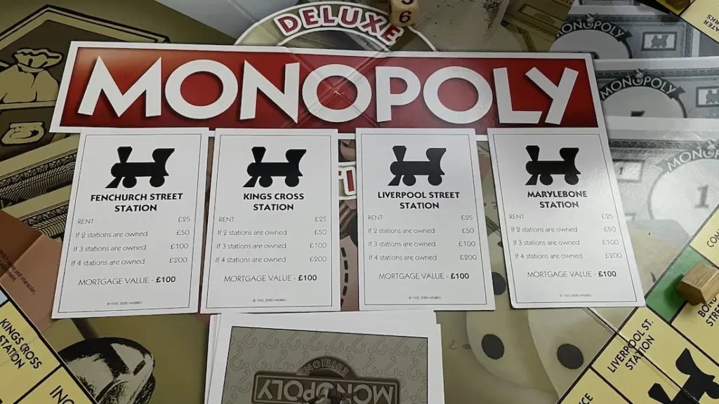 Monopoly Railroads(US/UK) Name, Rules, Cost, Rent, Strategy