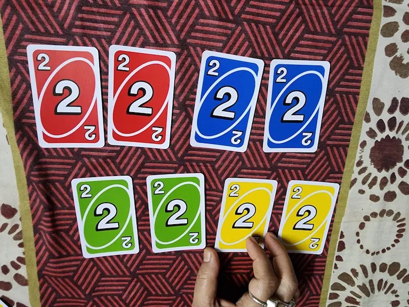 How many cards are in a UNO deck? (By Mattel)