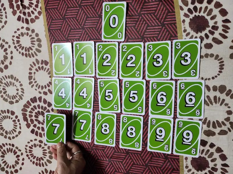 How many cards are in a UNO deck? (By Mattel)