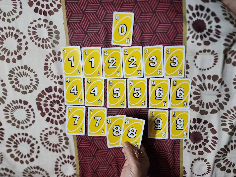 How many cards are in a UNO deck? (By Mattel)