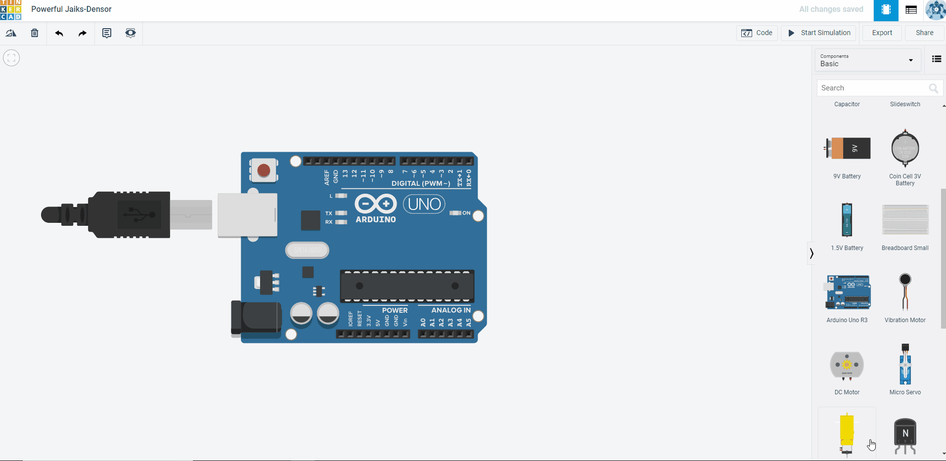 Tinkercad Circuits beanz Magazine