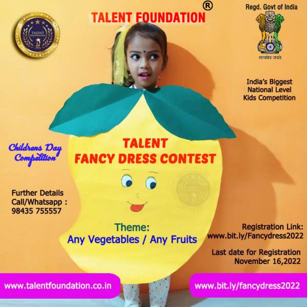 Talent Fancy Dress Competition 2022 Children’s Day Competition Kids