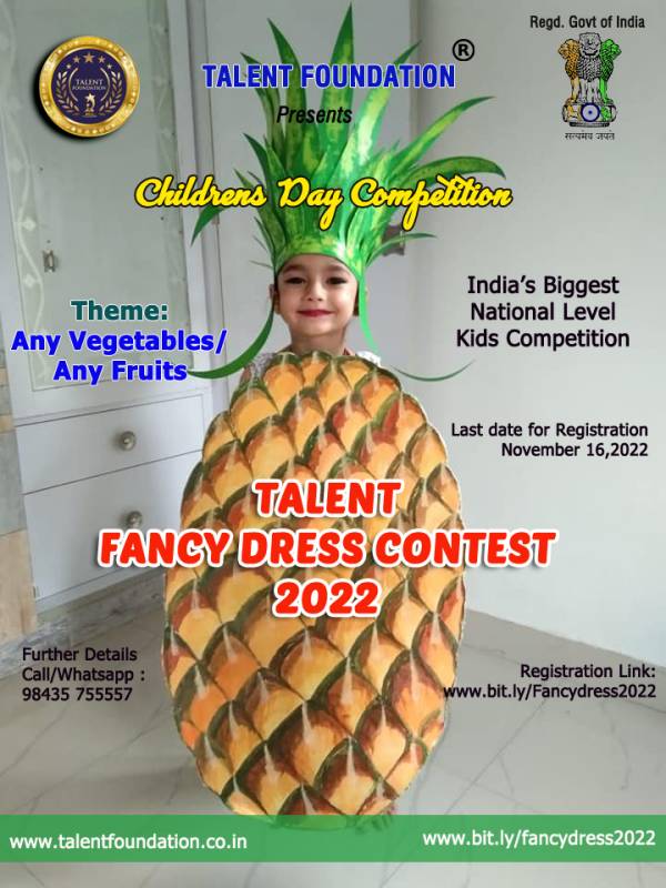 Talent Fancy Dress Competition 2022 Children’s Day Competition Kids
