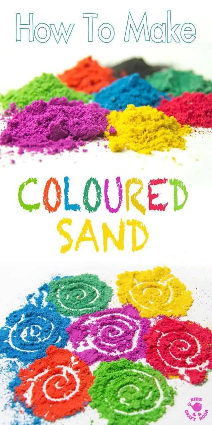 How To Make Coloured Sand Kids Craft Room