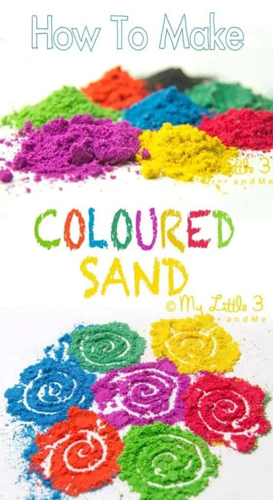 How To Make Coloured Sand Kids Craft Room