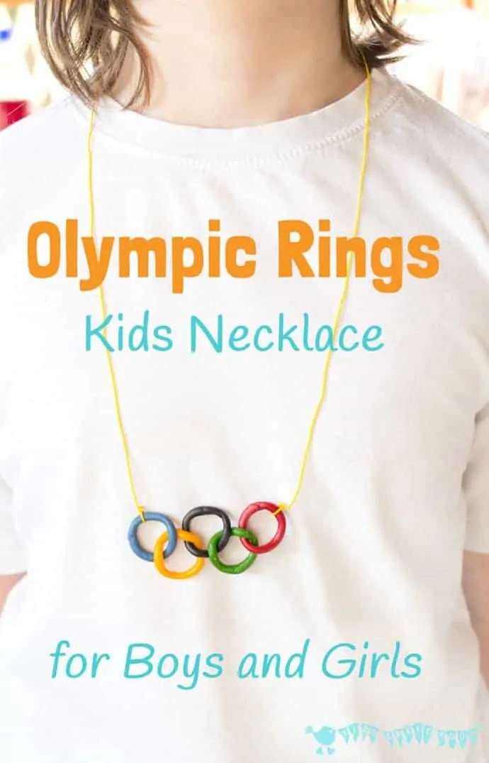 Olympic Craft Kids Necklace Kids Craft Room