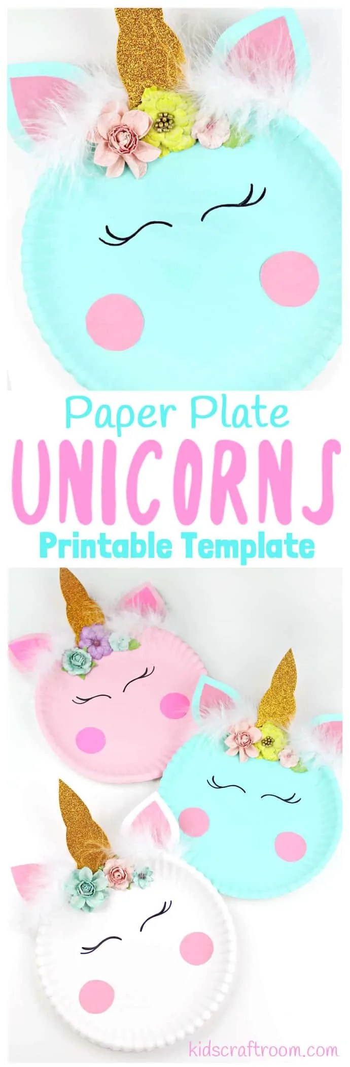 Simple Paper Plate Unicorn Craft Kids Craft Room