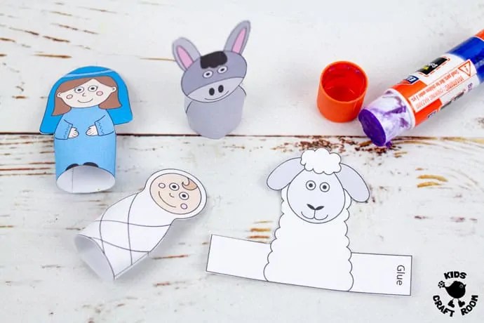 Gorgeous Nativity Finger Puppets - Kids Craft Room