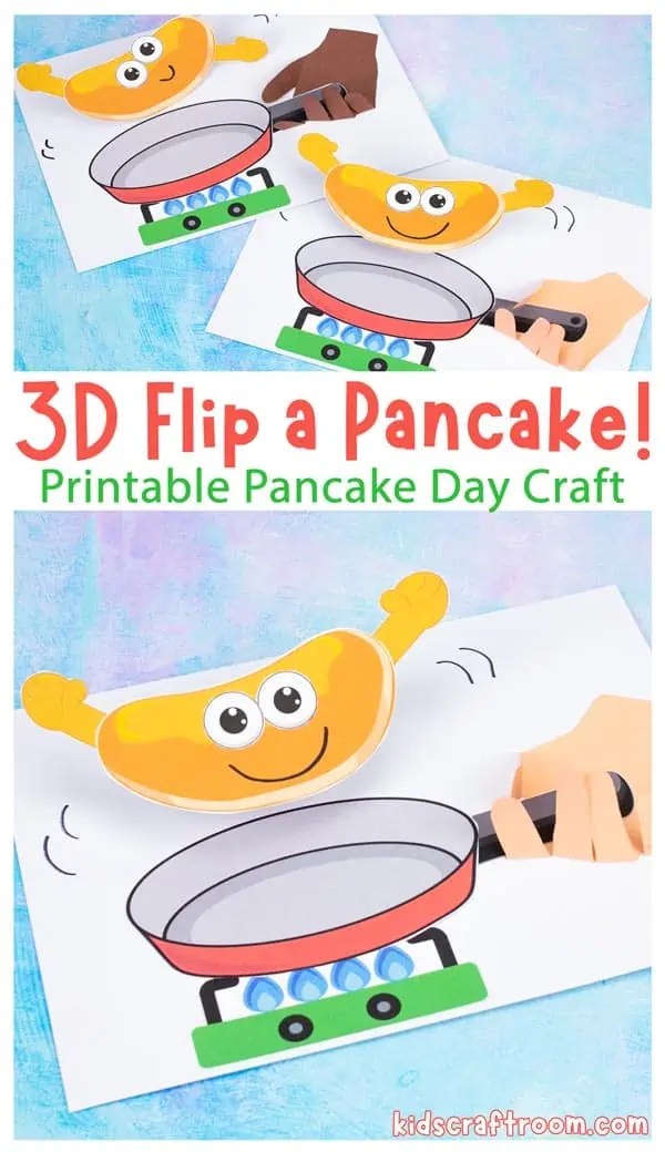 3D Pancake Day Craft Flip A Pancake Fun For Kids! Kids Craft Room