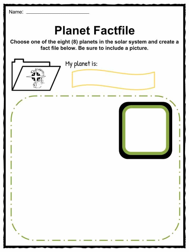 Planet Facts & Worksheets | KidsKonnect