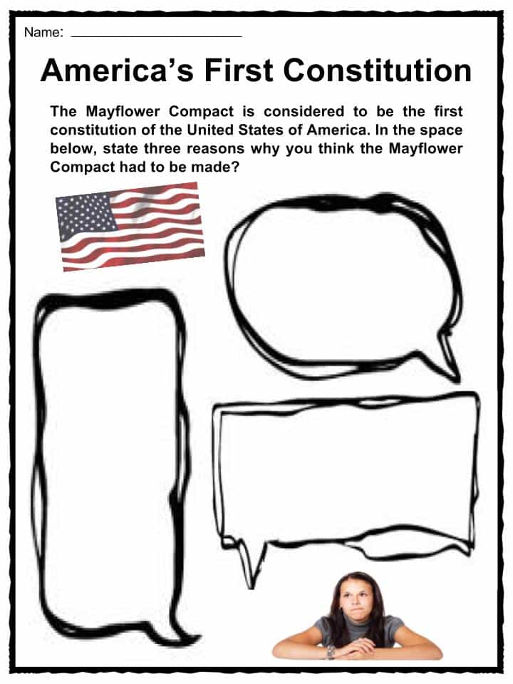 The Mayflower Compact Facts, Worksheets & Summary For Kids