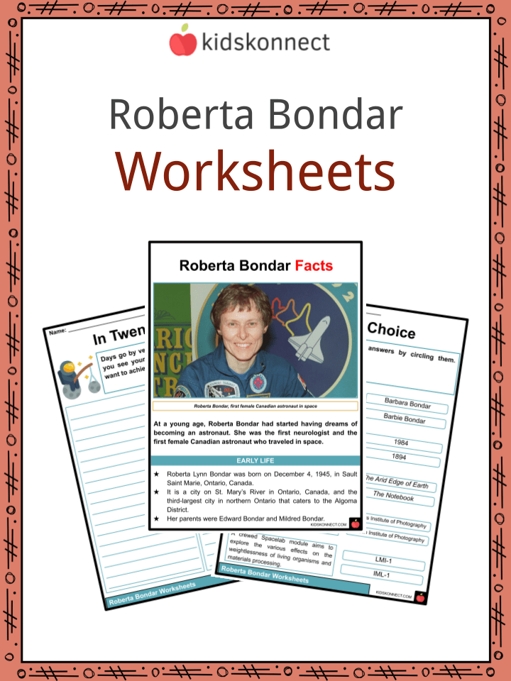 Roberta Bondar Early Life, Awards, Contributions, Facts and Worksheets