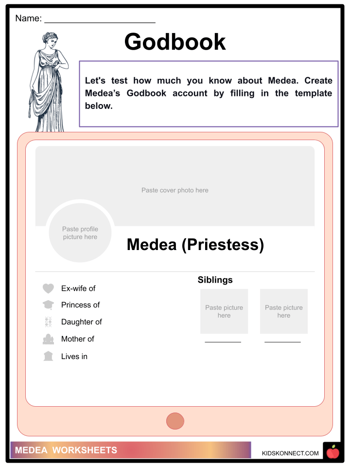 Medea Worksheets & Facts Mythology, Popular Culture