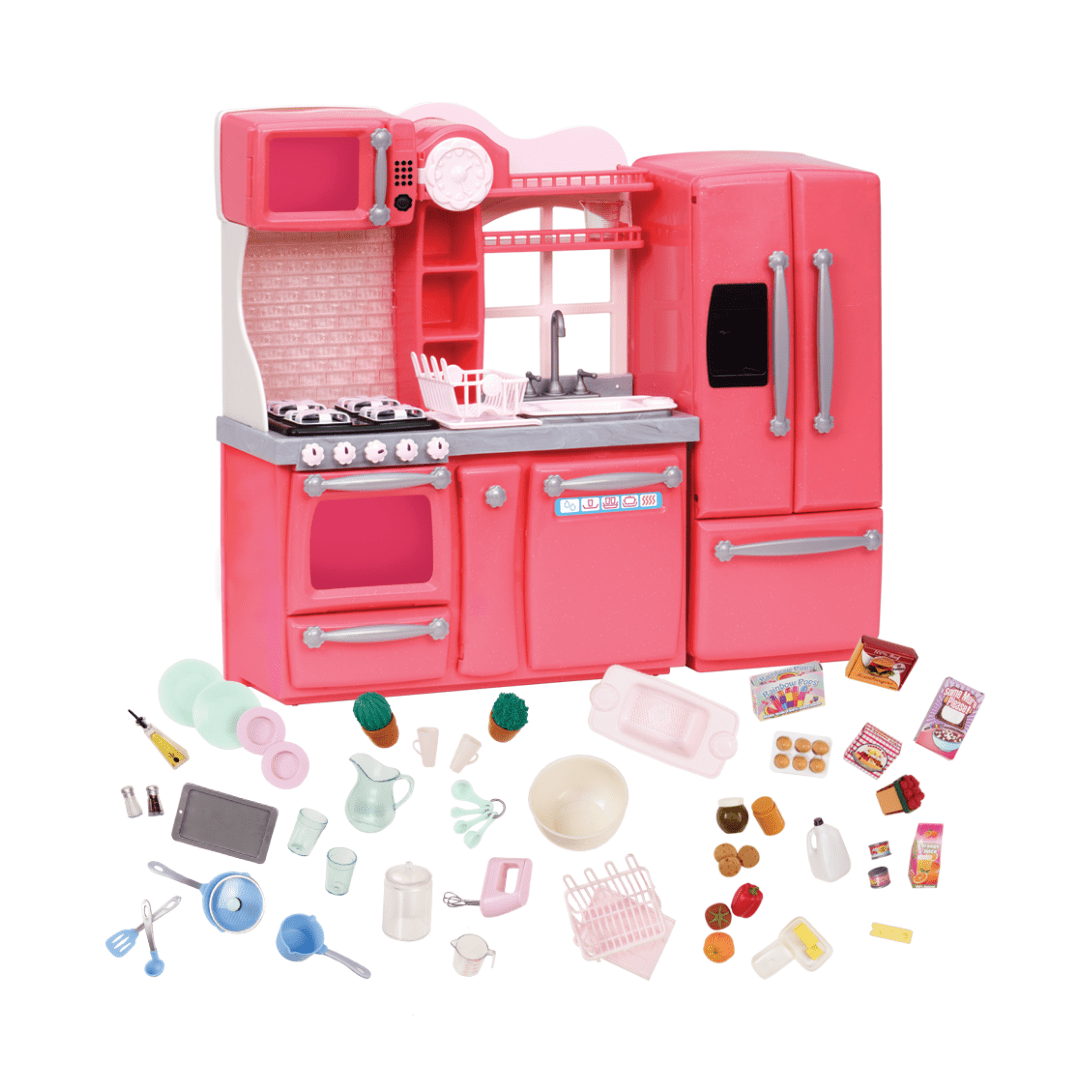 Our Generation Gourmet Kitchen Set (Red) Kid's Korner