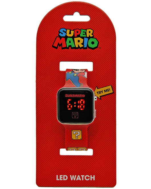 LED WATCH SUPER MARIO Kids Licensing