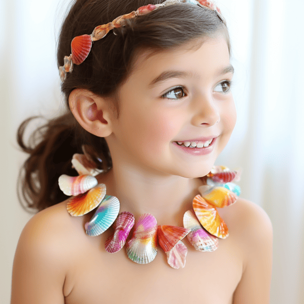 Tiny Hands, Big Creations A DIY Shell Necklace for Kids Kids n Clicks