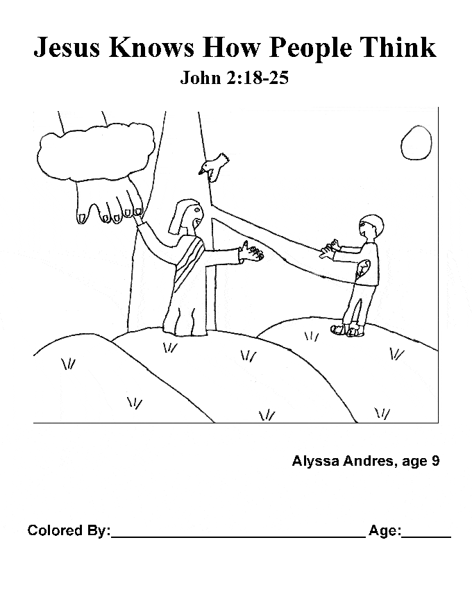 God Knows Me Coloring Sheets and Playing Cards KJV