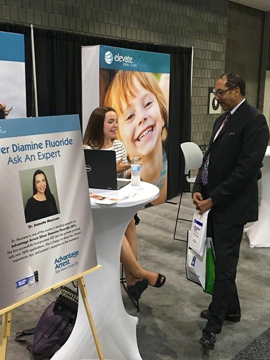 Pediatric Dentist Dr. MacLean at the ADA for "Ask the Expert
