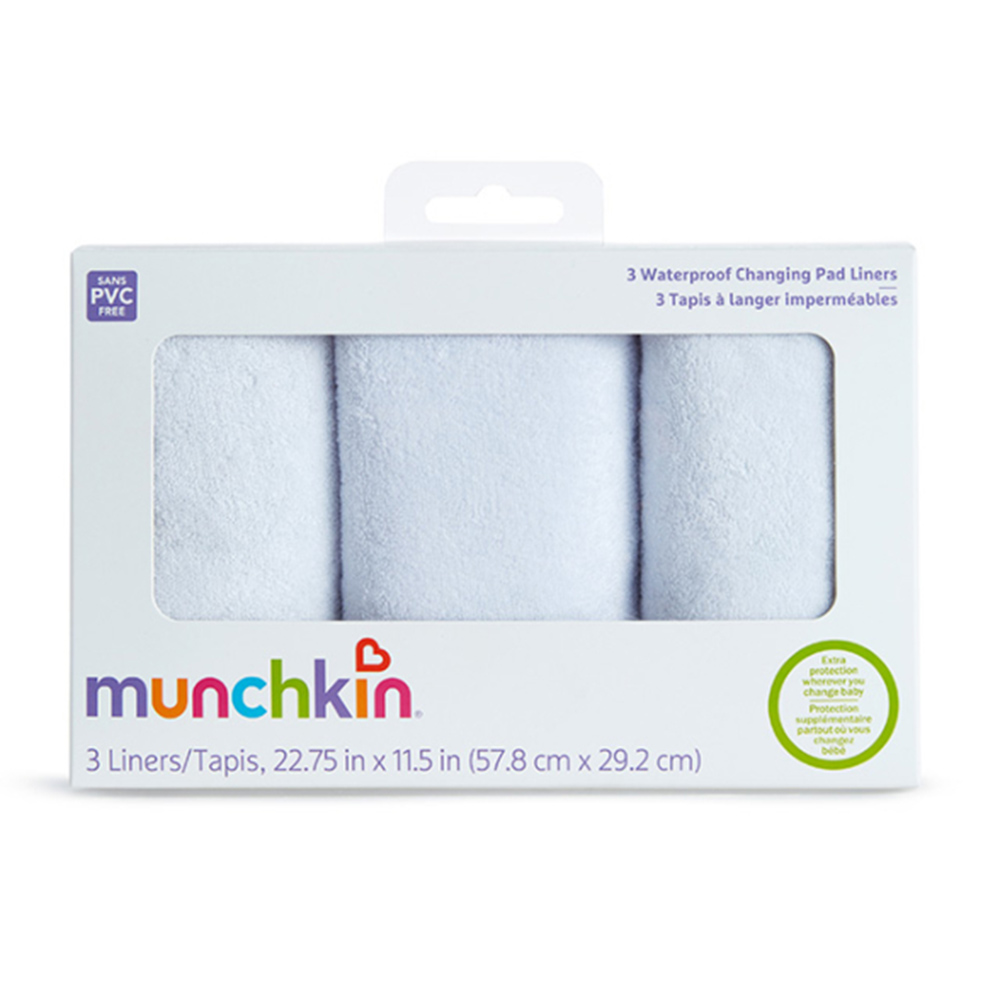 Munchkin Waterproof Changing Pad Liners The Kidstore