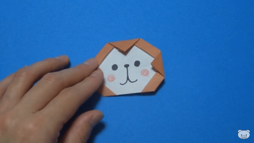 【折り紙】おりがみでつくる「猿(さる)」の折り方 / Origami Monkey KidsTube(キッズチューブ)／子どもの学びと遊び
