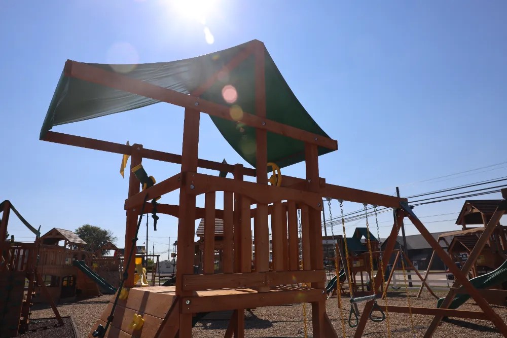 Playground For Backyard Panda Swing Sets Kids Playground