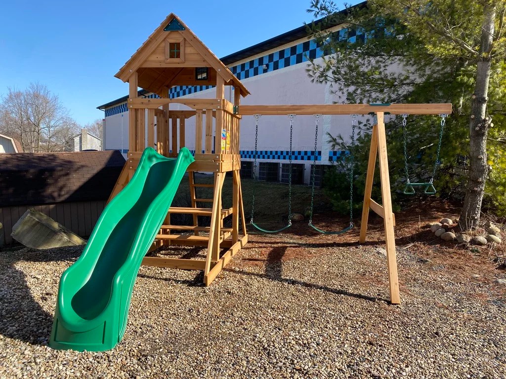 Affordable Swing Set Fort 2 Kids World Play Systems