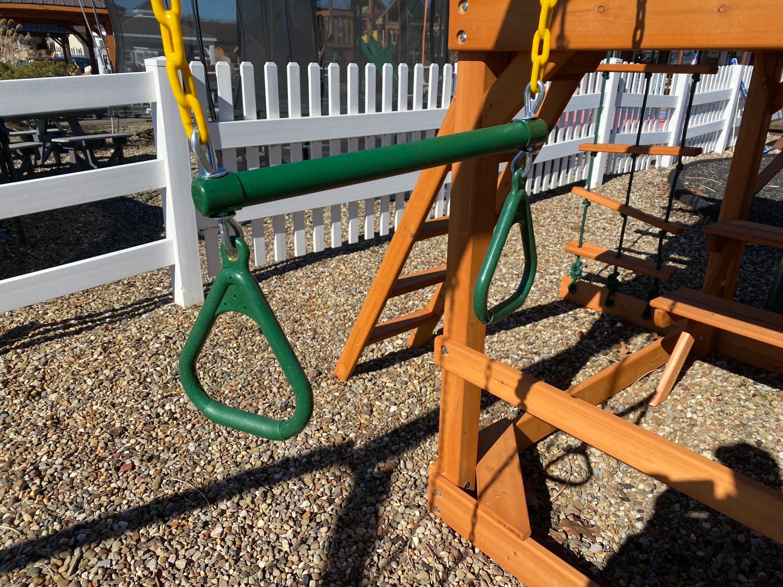Swing Set With Spiral Slide Kids World Play Systems