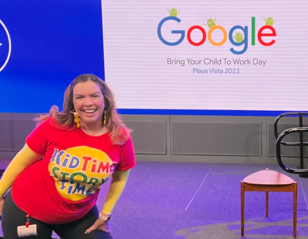 Invited to Present at Google "Bring Your Child to Work Day" KidTime
