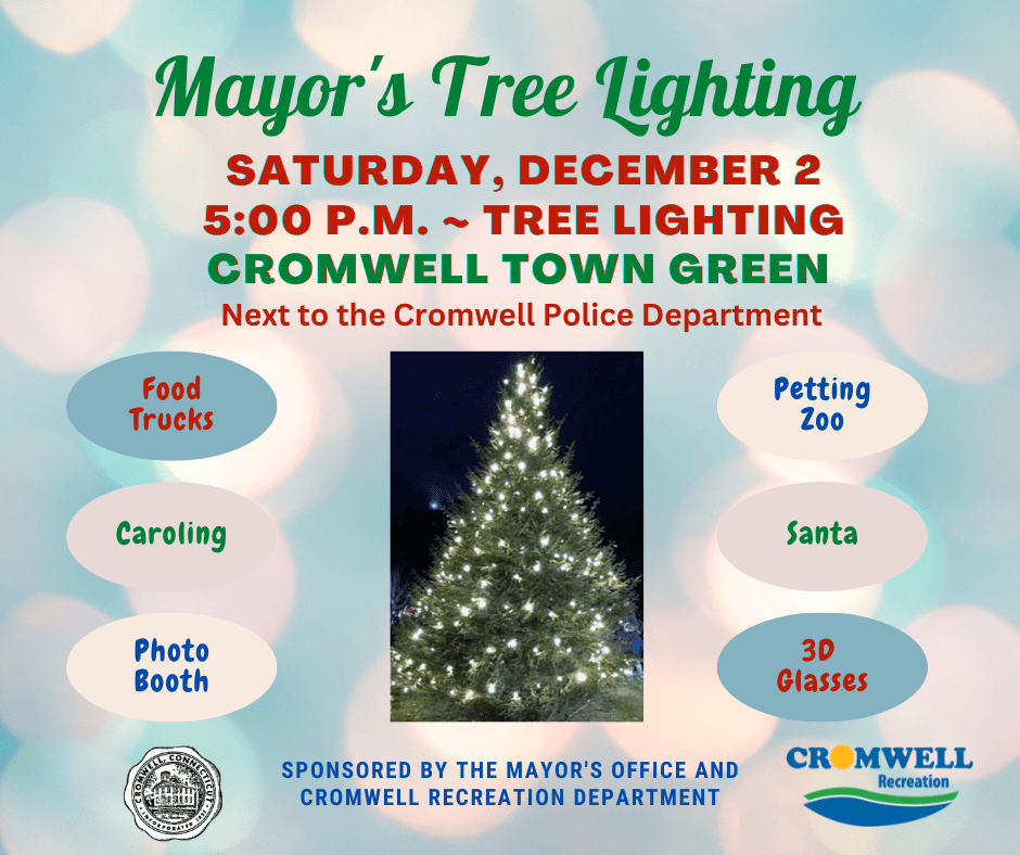 Mayor’s Tree Lighting Cromwell CT