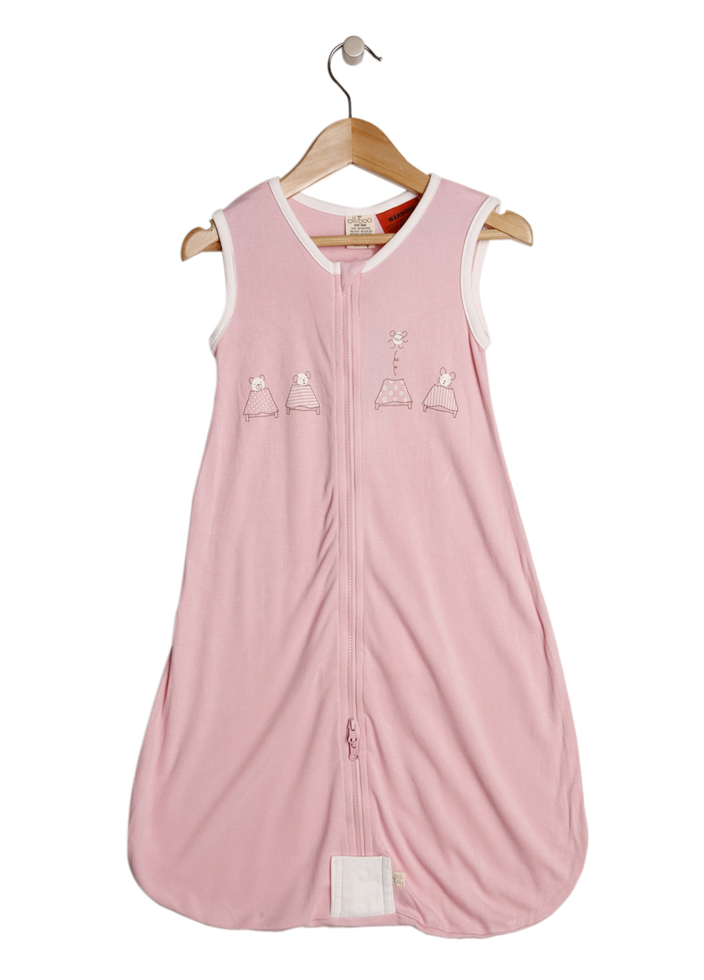 Olliboo Baby Girls Bamboo Summer Sleeping Bag / Sleep Sack Size 0000