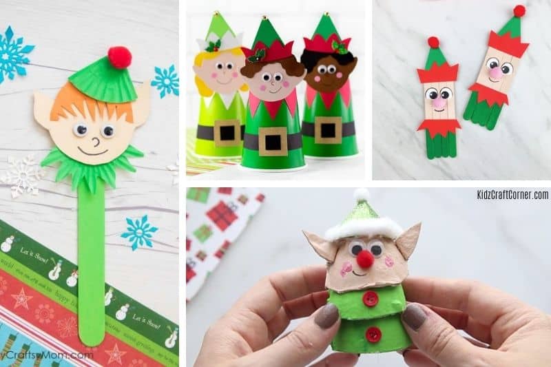 20 Easy Elf Crafts for Kids Kidz Craft Corner