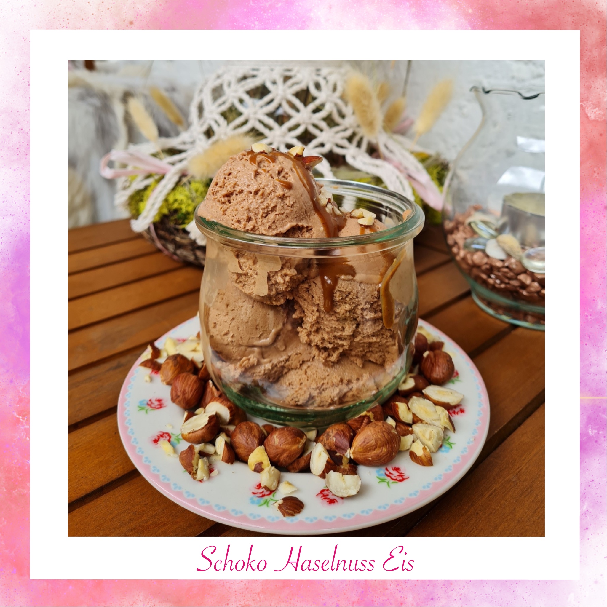 Schoko Haselnuss Eis… zuckerfrei, Low Carb, LCHF und ketogen