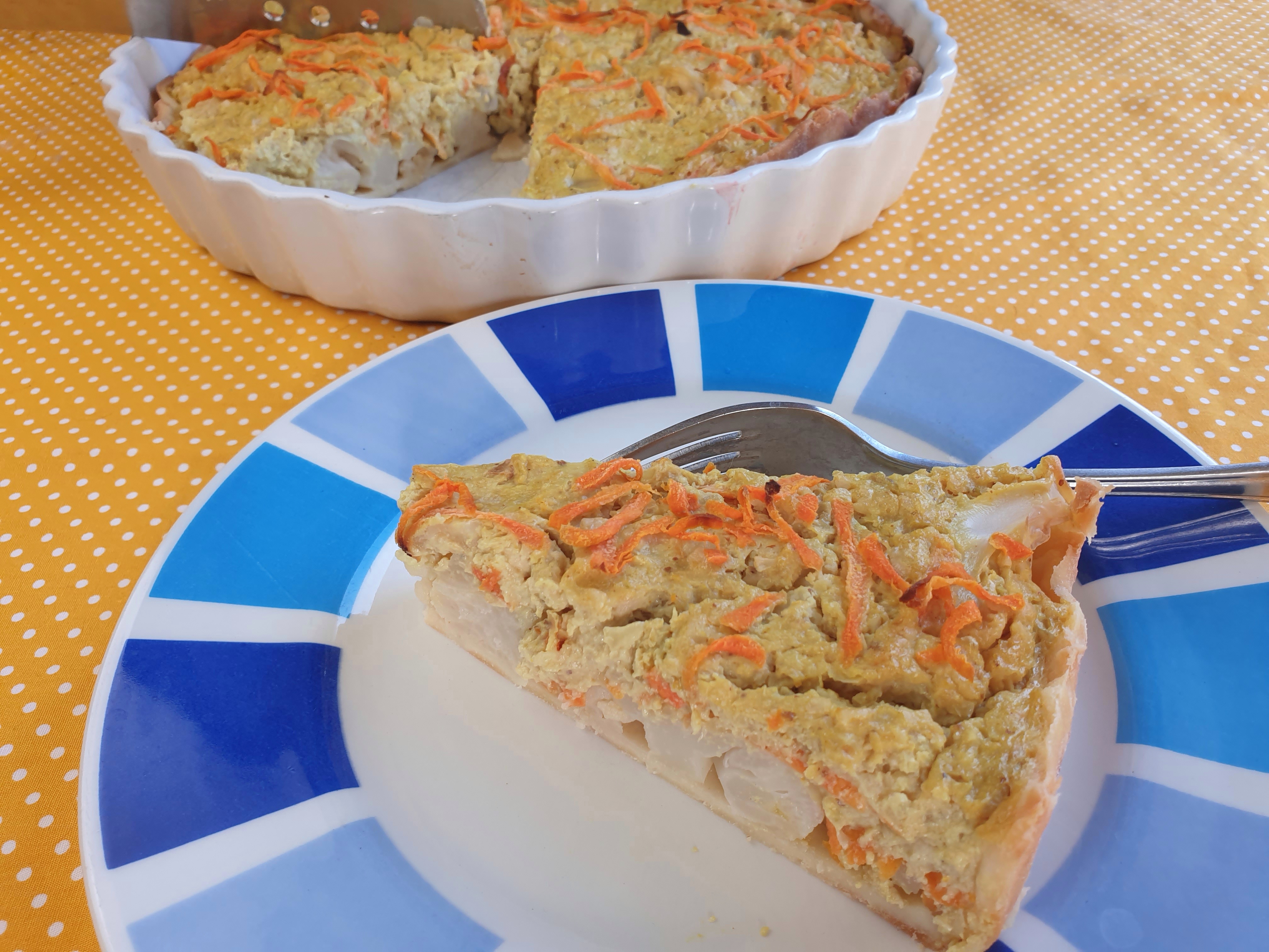 Bloemkooltaart Met Kerriecustard Bloemkooltaart zonder ei of kaas Kievit