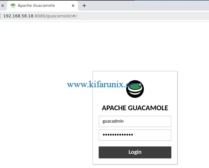 Install Apache Guacamole on Ubuntu 20.04
