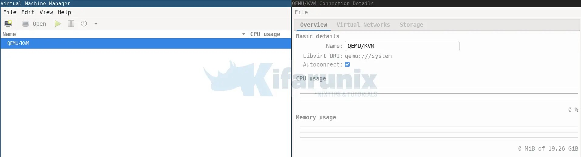 How to fix QEMU/KVM Not Connected Error on Ubuntu 20.04