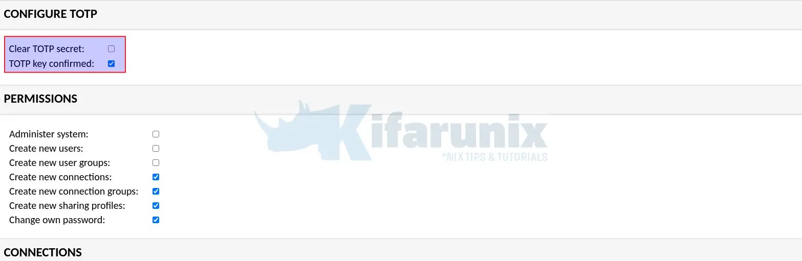 Configure TOTP TwoFactor Authentication on Apache Guacamole