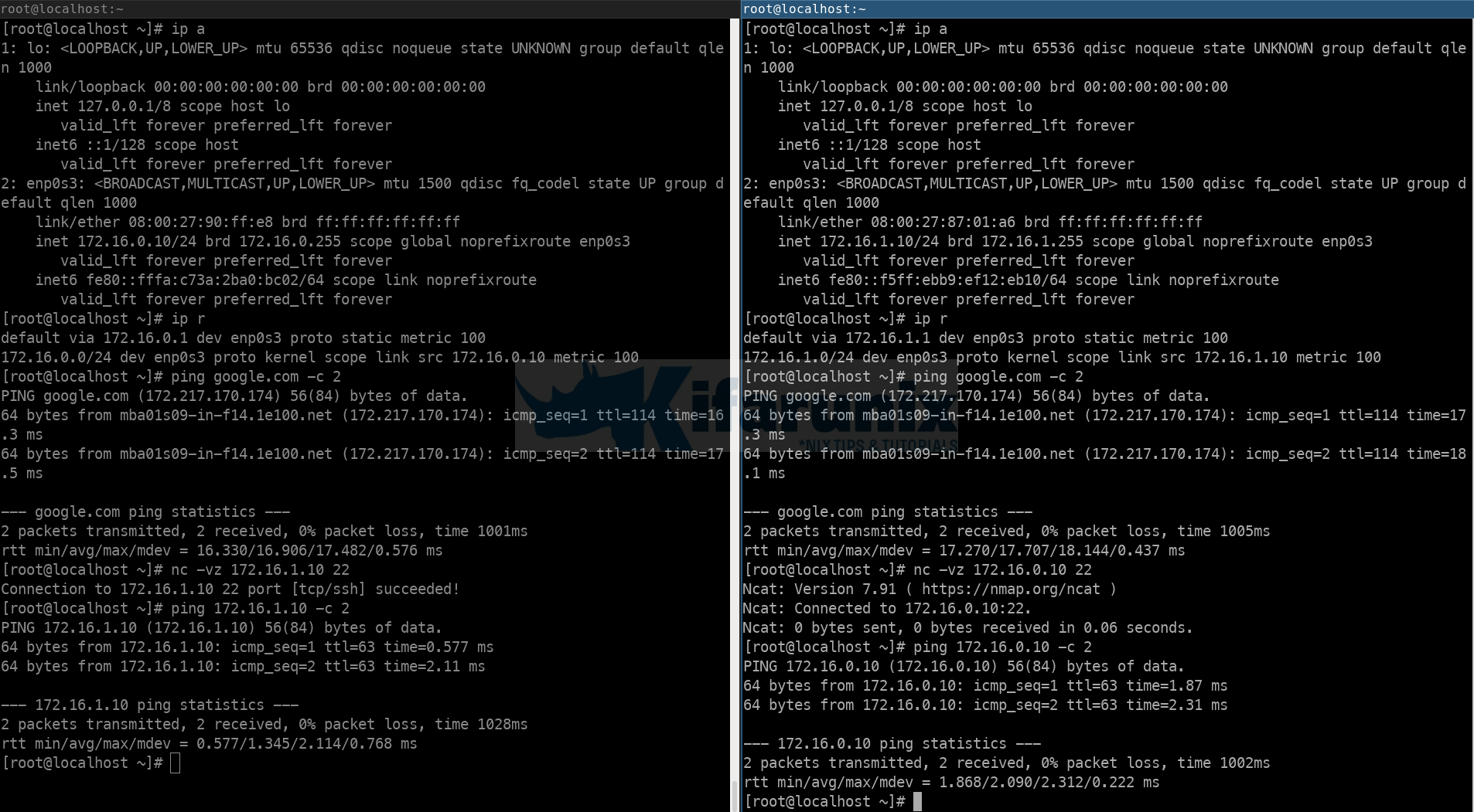 Configure CentOS/Rocky/Oracle Linux as a Linux Router