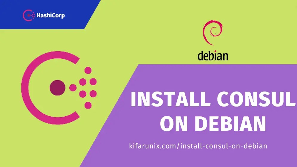 Install Consul server on Debian 11/Debian 10