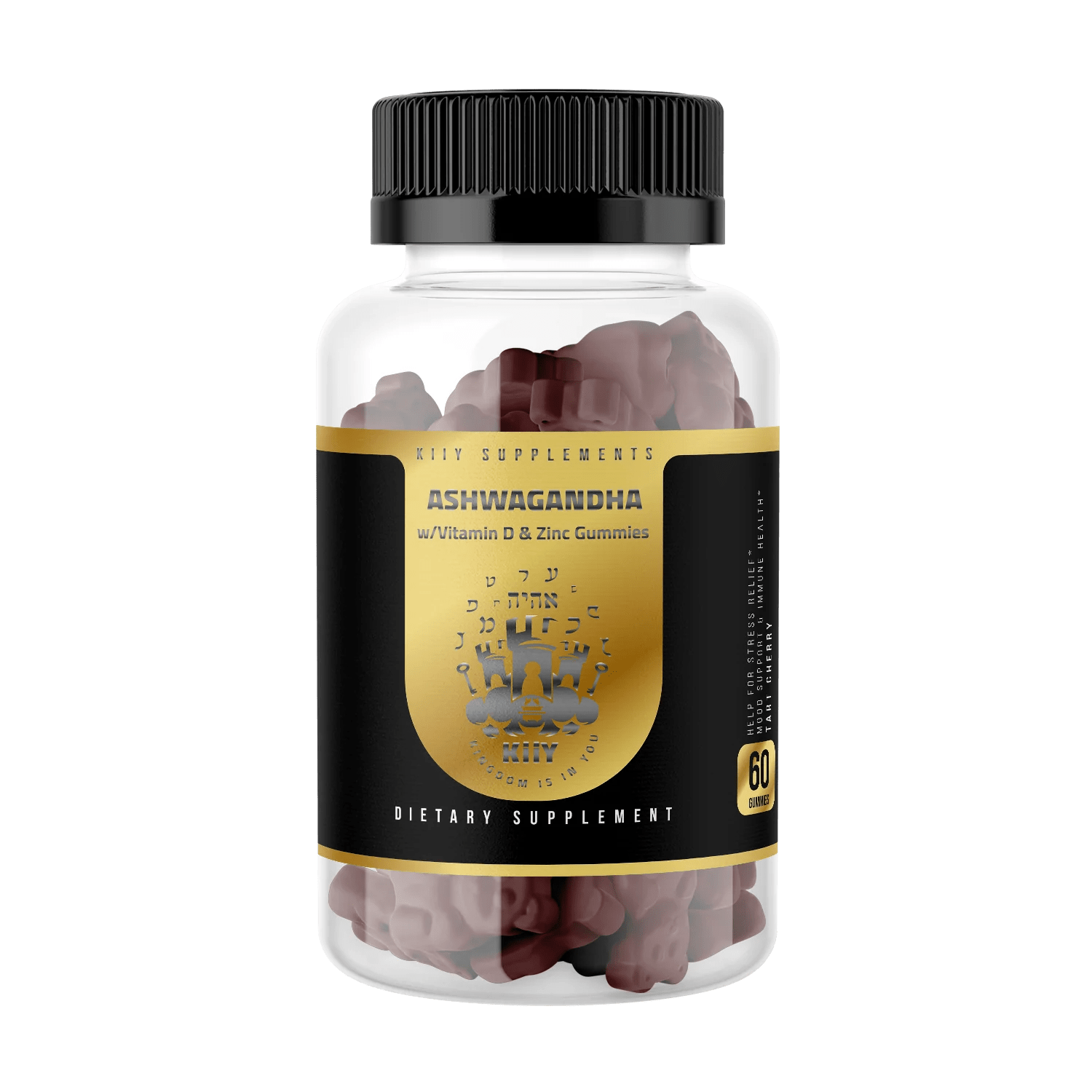 Ashwagandha w/Vitamin D & Zinc Gummies KIIY LLC